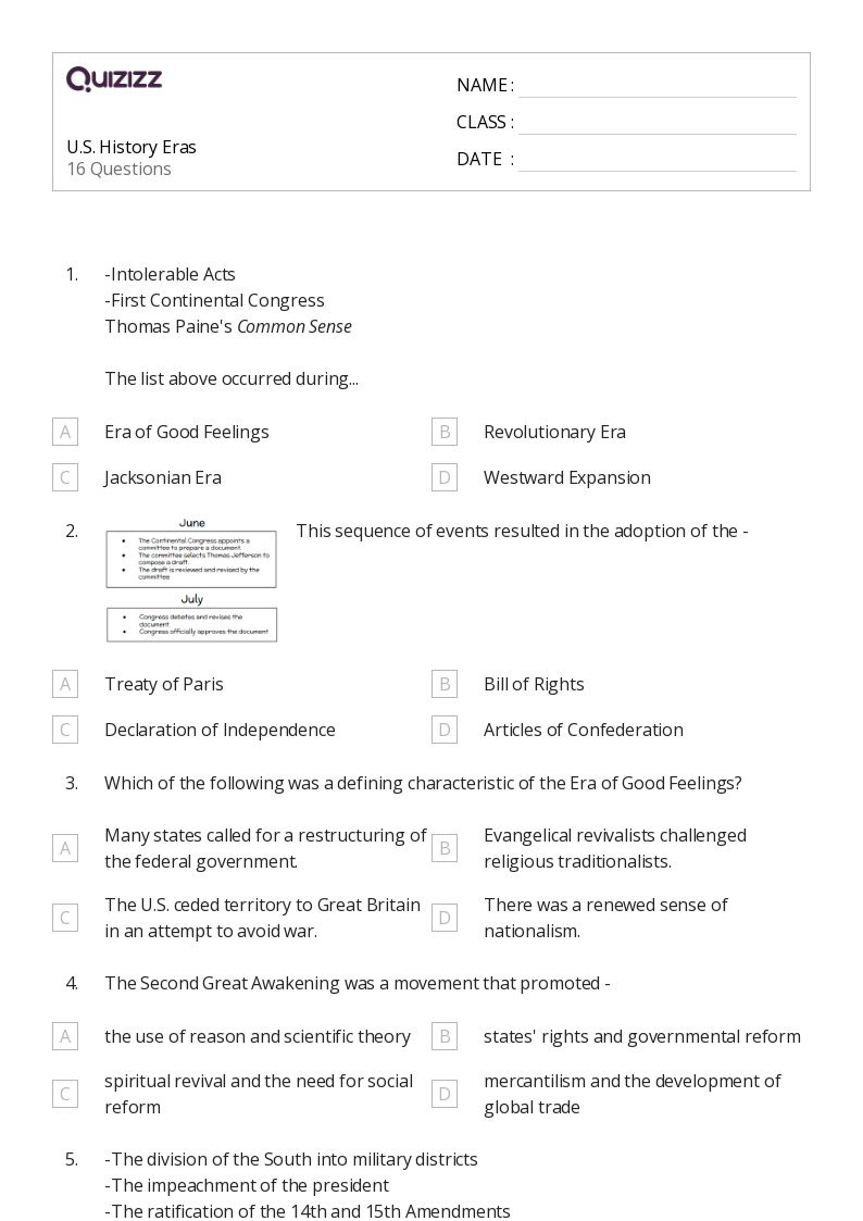 50+ U.s. History Worksheets For 8Th Year On Quizizz | Free &amp;Amp within Free Printable 8Th Grade Social Studies Worksheets