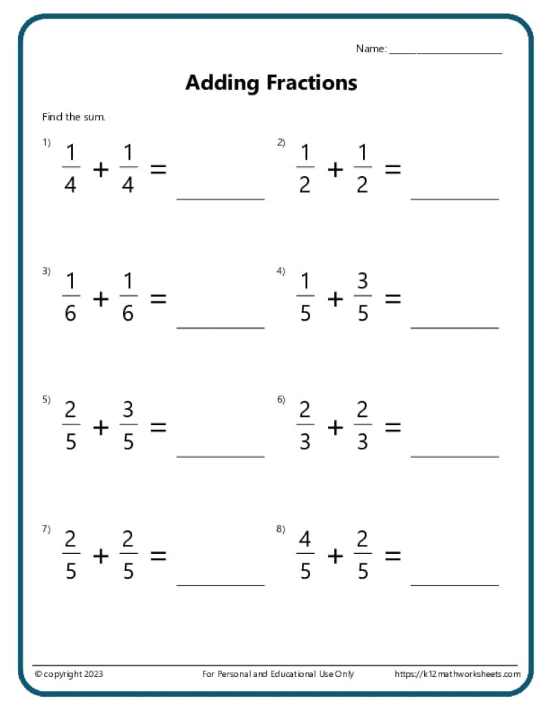 5Th Grade Math Worksheets for Free Printable Worksheets For 5Th Grade