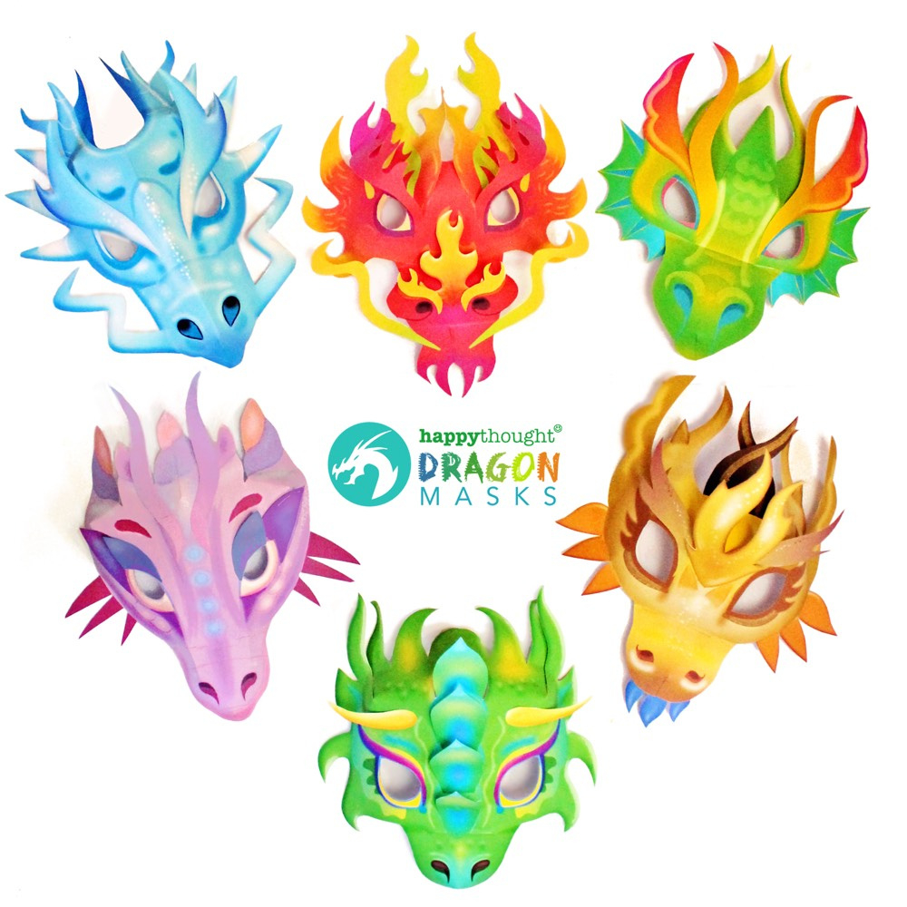 6 Printable Dragon Mask Templates intended for Dragon Mask Printable Free