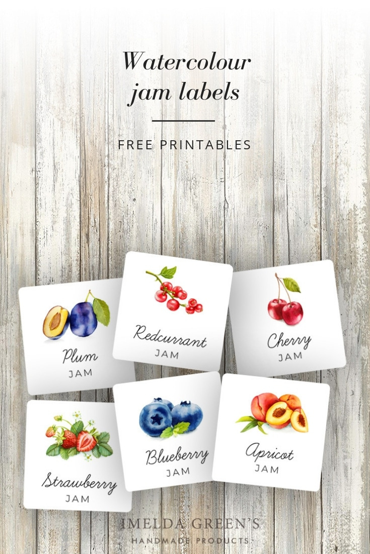 6 Printable Jam Labels - regarding Free Printable Jam Labels