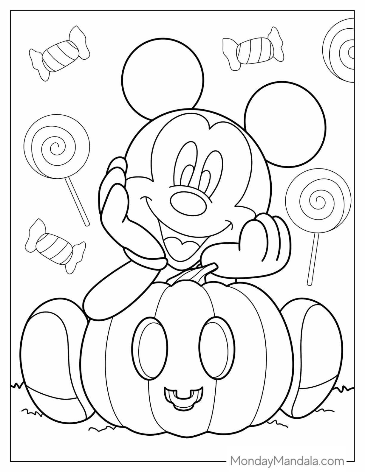 60 Pumpkin Coloring Pages (Free Pdf Printables) within Free Printable Pumpkin Coloring Pages