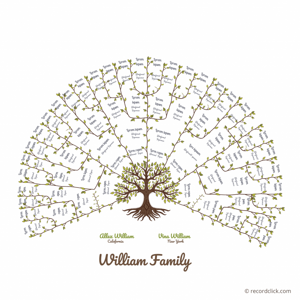 61 Free Family Tree Templates - Printable / Downloadable / Editable regarding Free Printable Family Tree