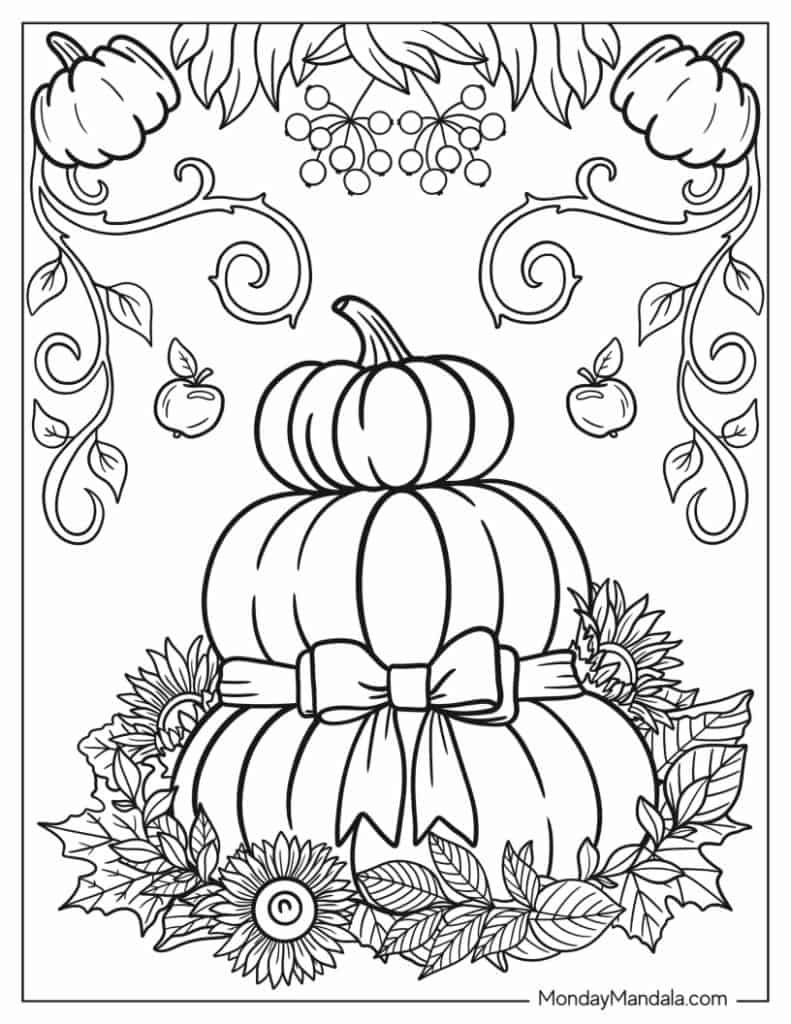 68 Autumn &amp;amp;Amp; Fall Coloring Pages (Free Pdf Printables inside Free Printable Autumn Coloring Sheets