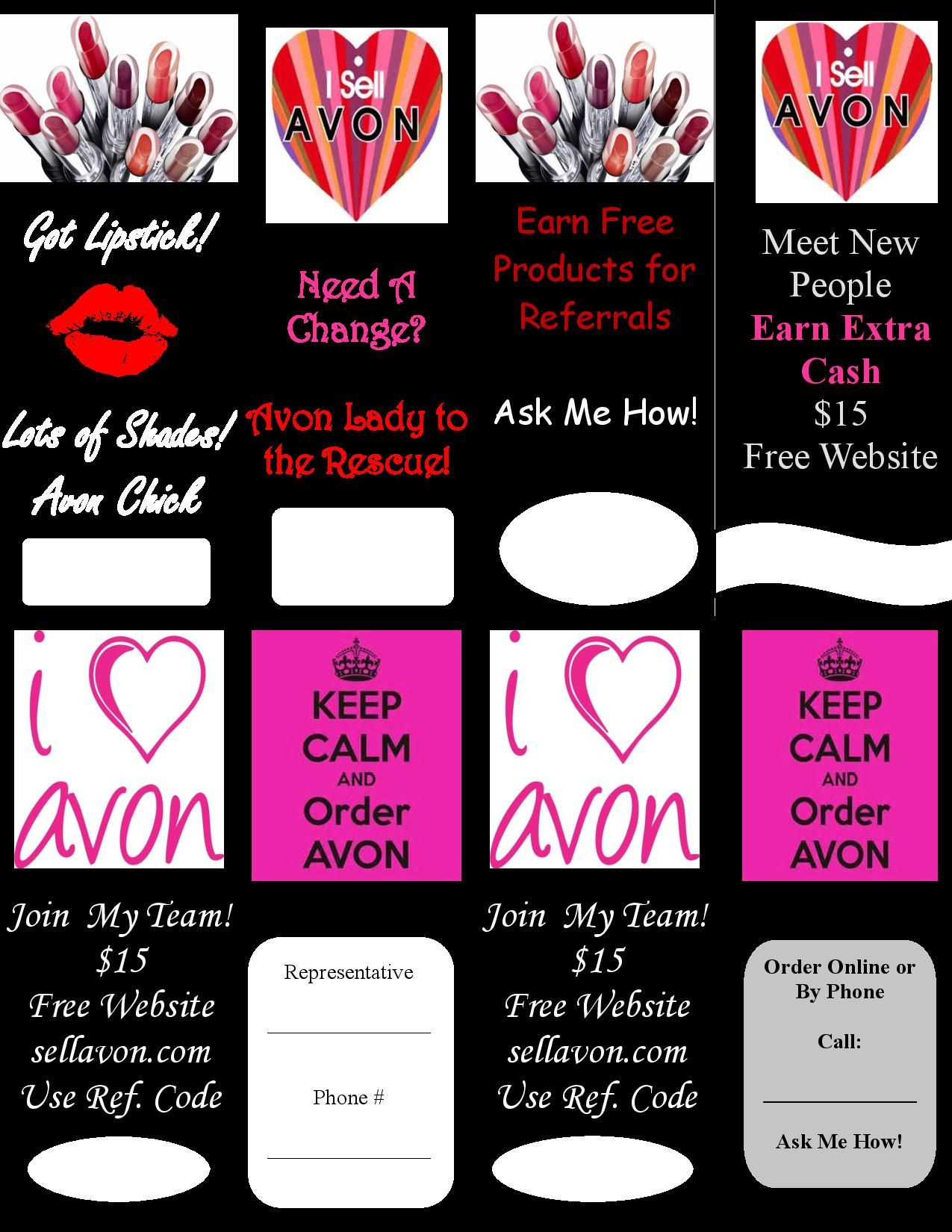 68 Avon Ideas | Avon, Avon Marketing, Avon Business intended for Free Printable Avon Flyers