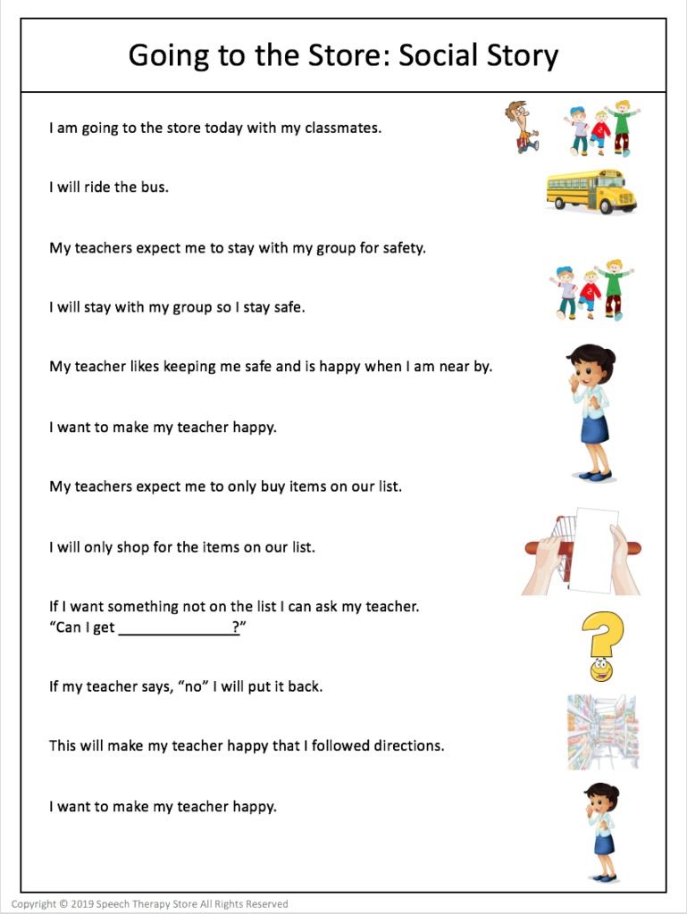 7+ Free Community Outings Printables Life Skills - Speech Therapy with Free Printable Life Skills Worksheets