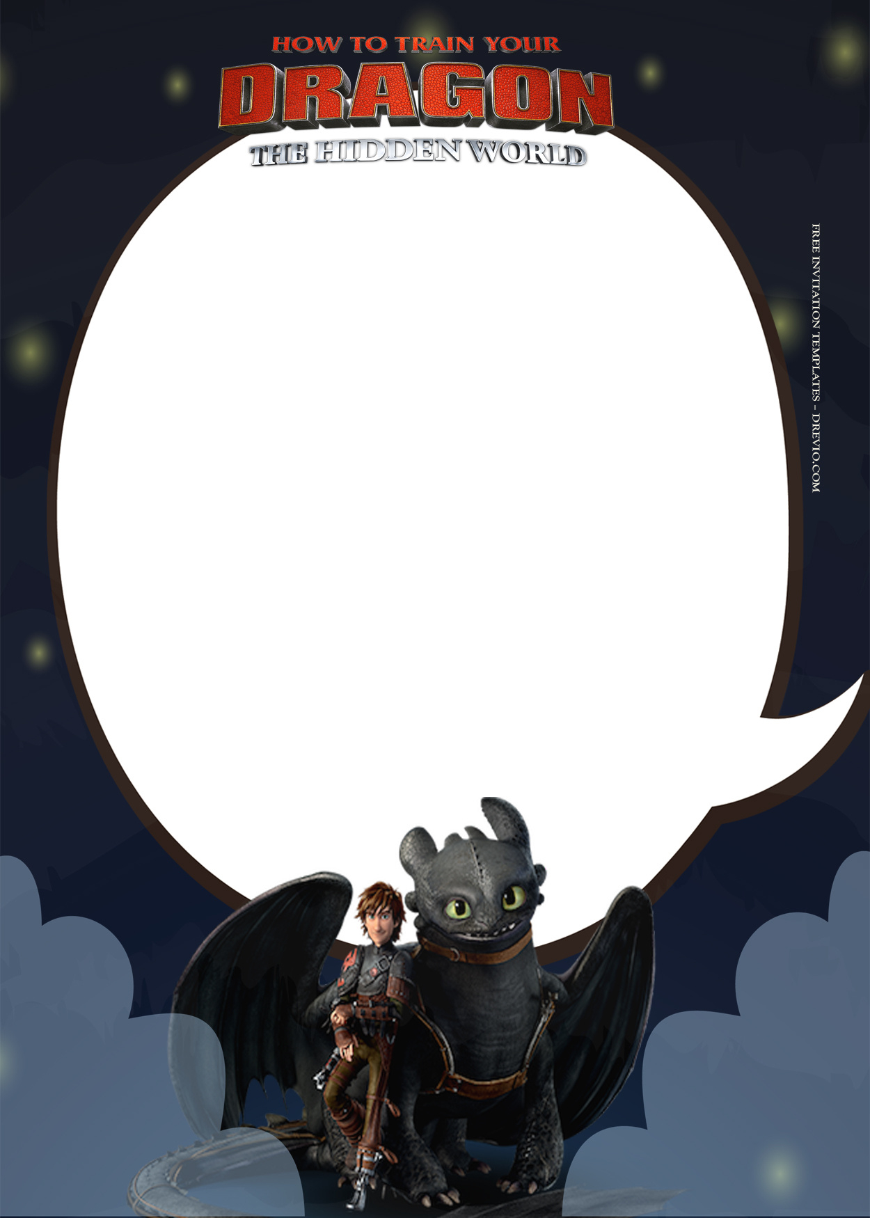 7+ How To Train Your Dragon Birthday Invitation Templates - Drevio throughout How To Train Your Dragon Birthday Invitations Printable Free