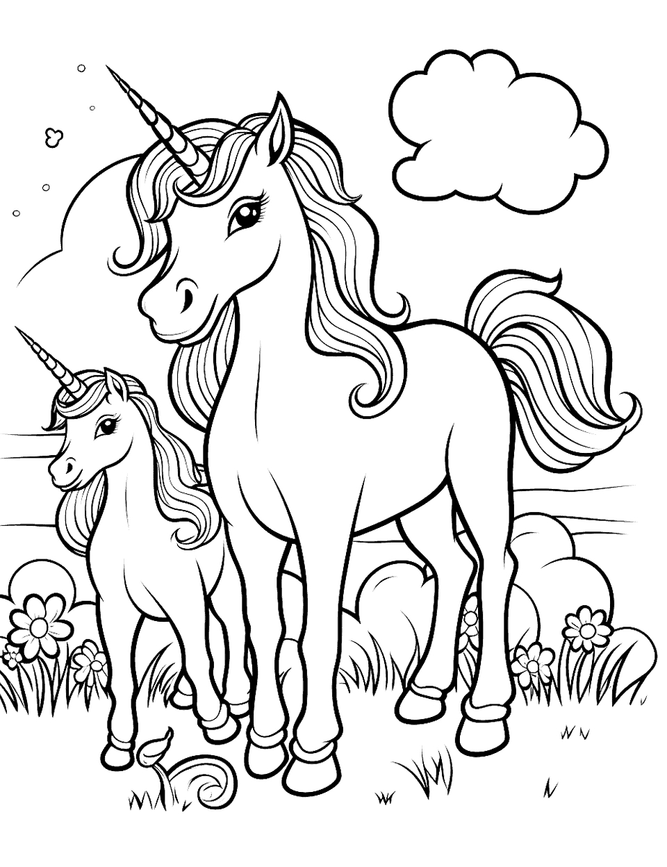 75 Unicorn Coloring Pages: Free Printable Sheets - Worksheets Library for Free Printable Unicorn Coloring Pages