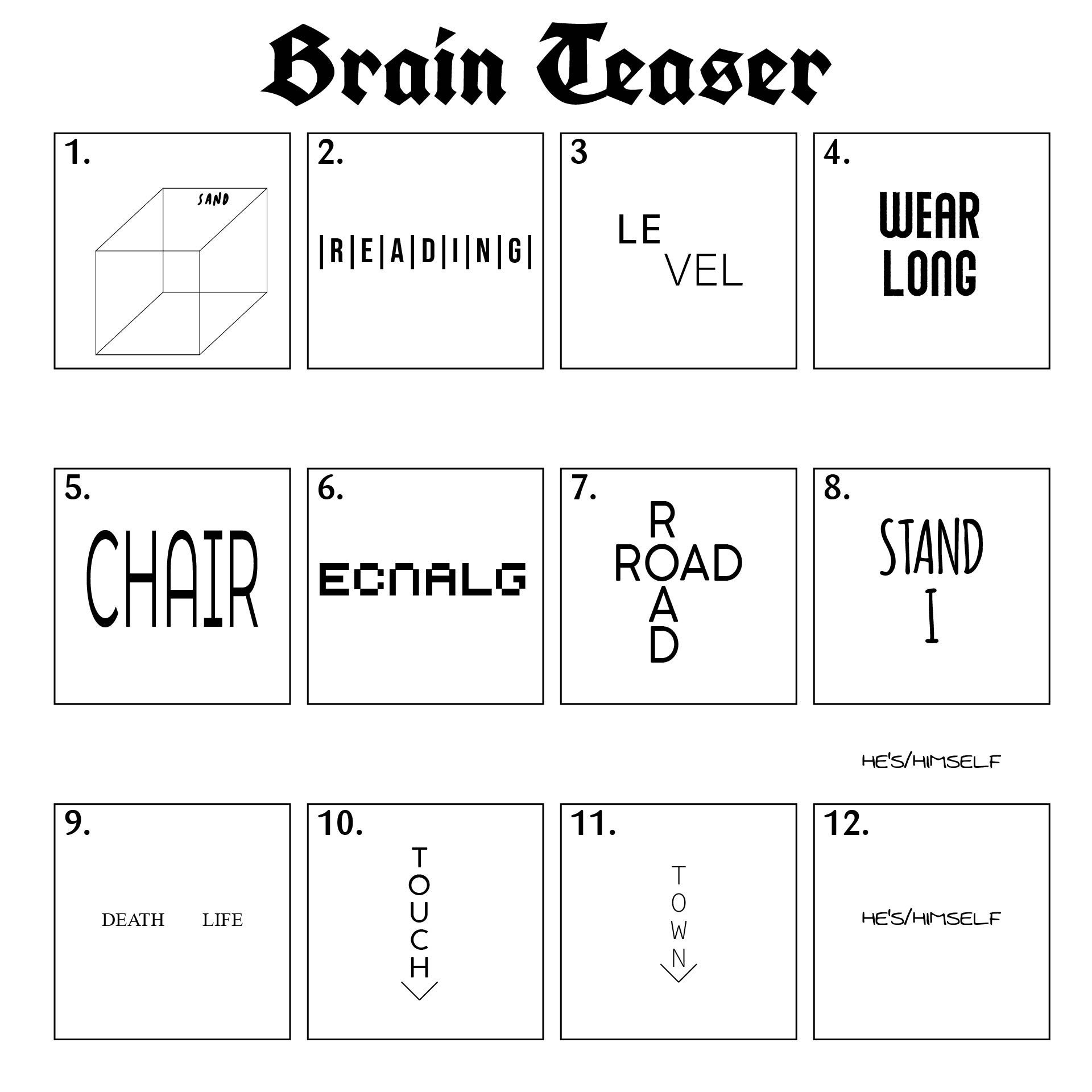 8 Brain Games Ideas | Brain Games, Brain Games For Adults in Free Printable Brain Teasers