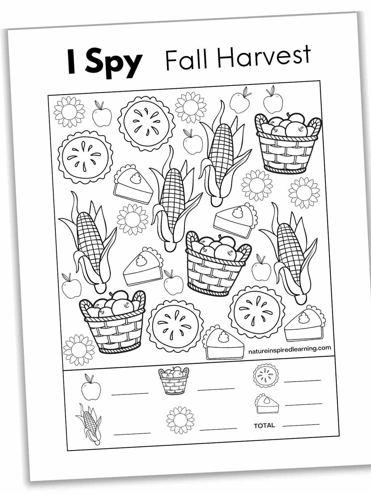 8 Fall I Spy Printables - Nature Inspired Learning with Free Printable Fall Hidden Pictures