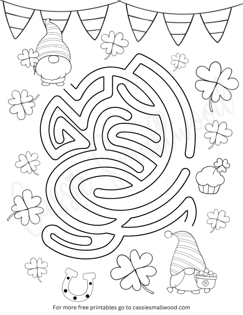 8 Fun St. Patrick&amp;#039;S Day Mazes {Free Printable Puzzle Worksheets regarding Free Printable St Patrick&amp;#039;S Day Mazes