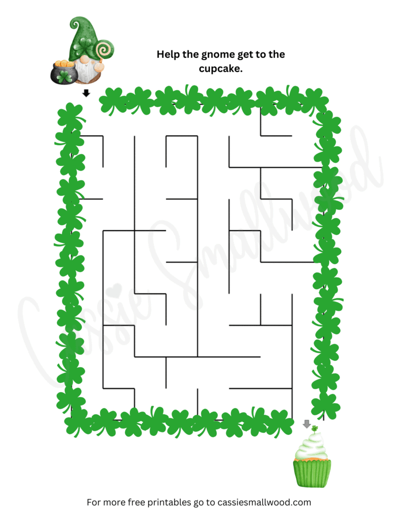 8 Fun St. Patrick&amp;#039;S Day Mazes {Free Printable Puzzle Worksheets throughout Free Printable St Patrick&amp;#039;S Day Mazes
