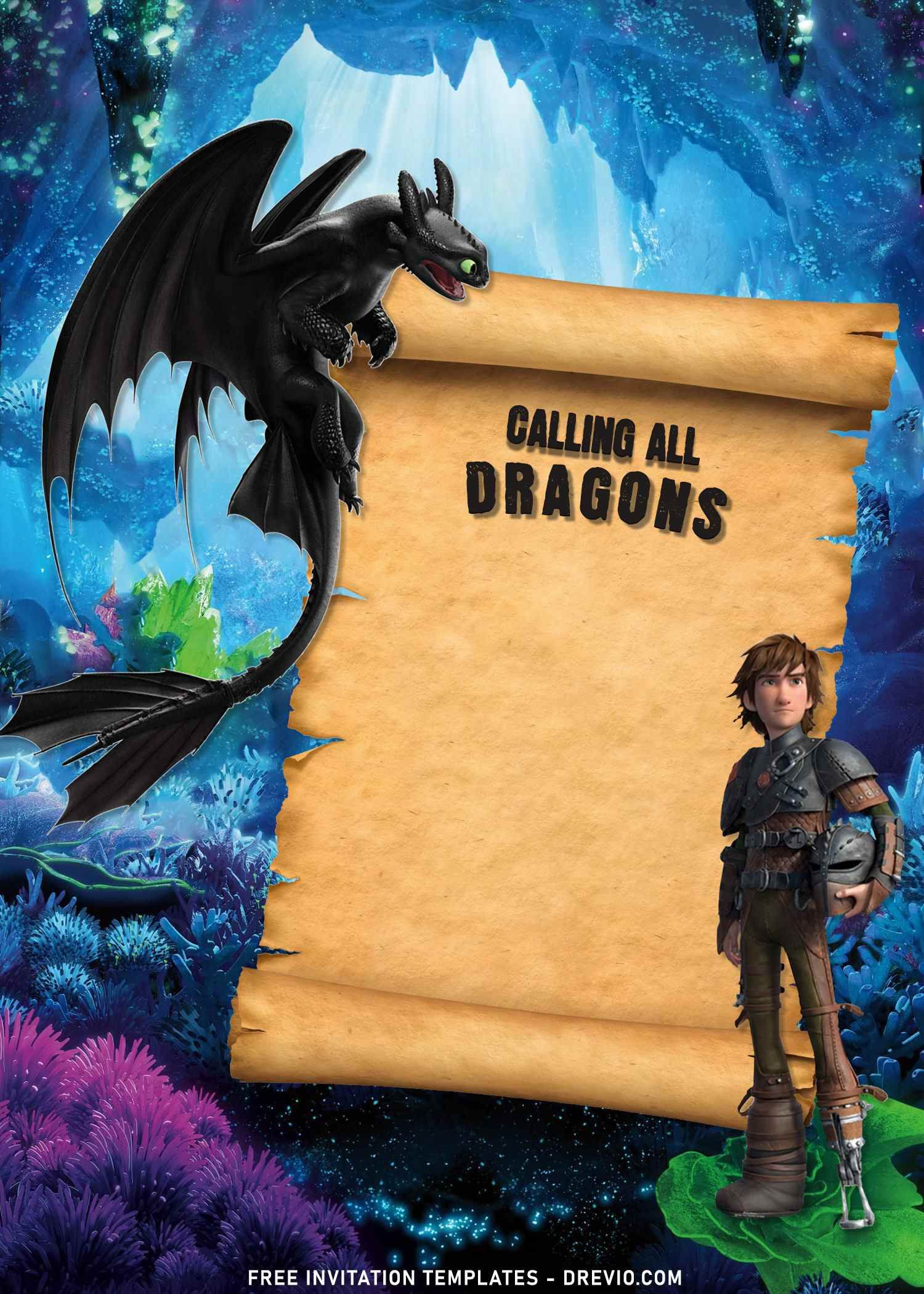 8+ How To Train Your Dragon Birthday Invitation Templates pertaining to How To Train Your Dragon Birthday Invitations Printable Free