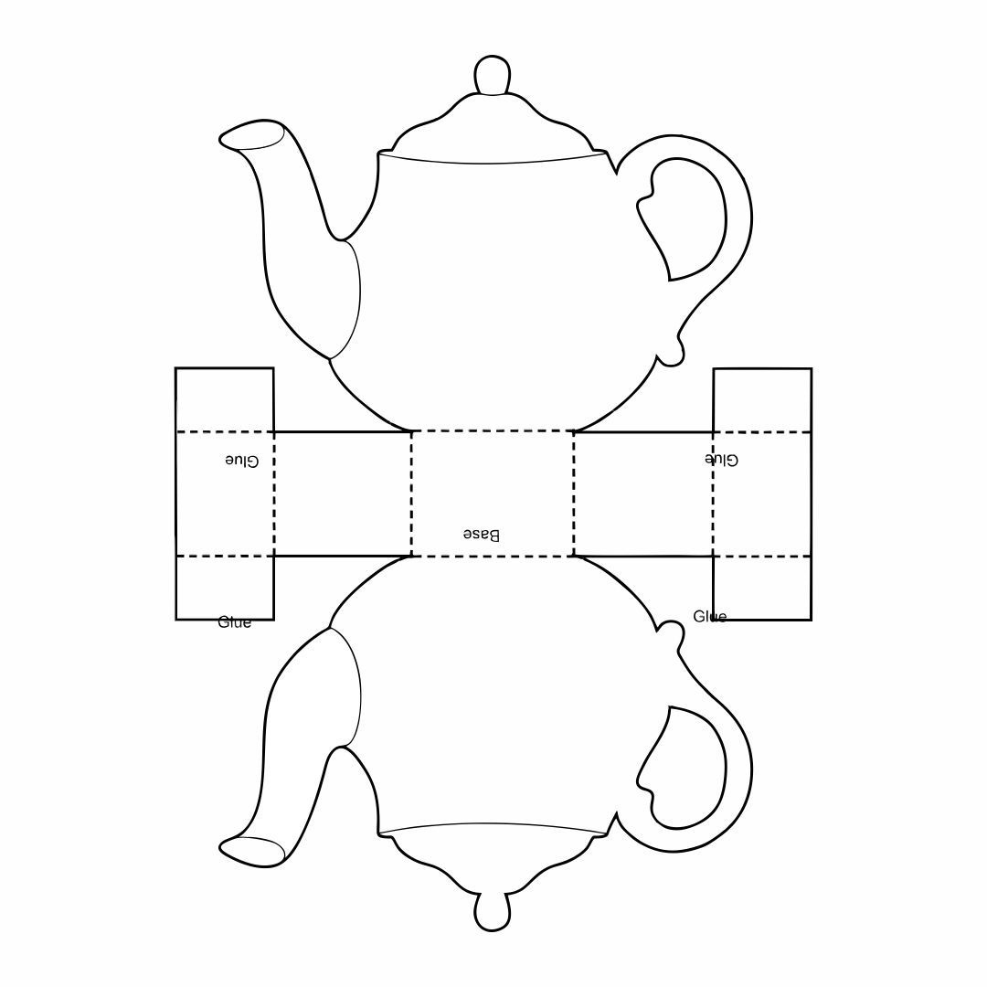 9 Teiera Ideas To Save Today | Tea Pots, Tea Party, Paper Crafts regarding Free Teapot Printable