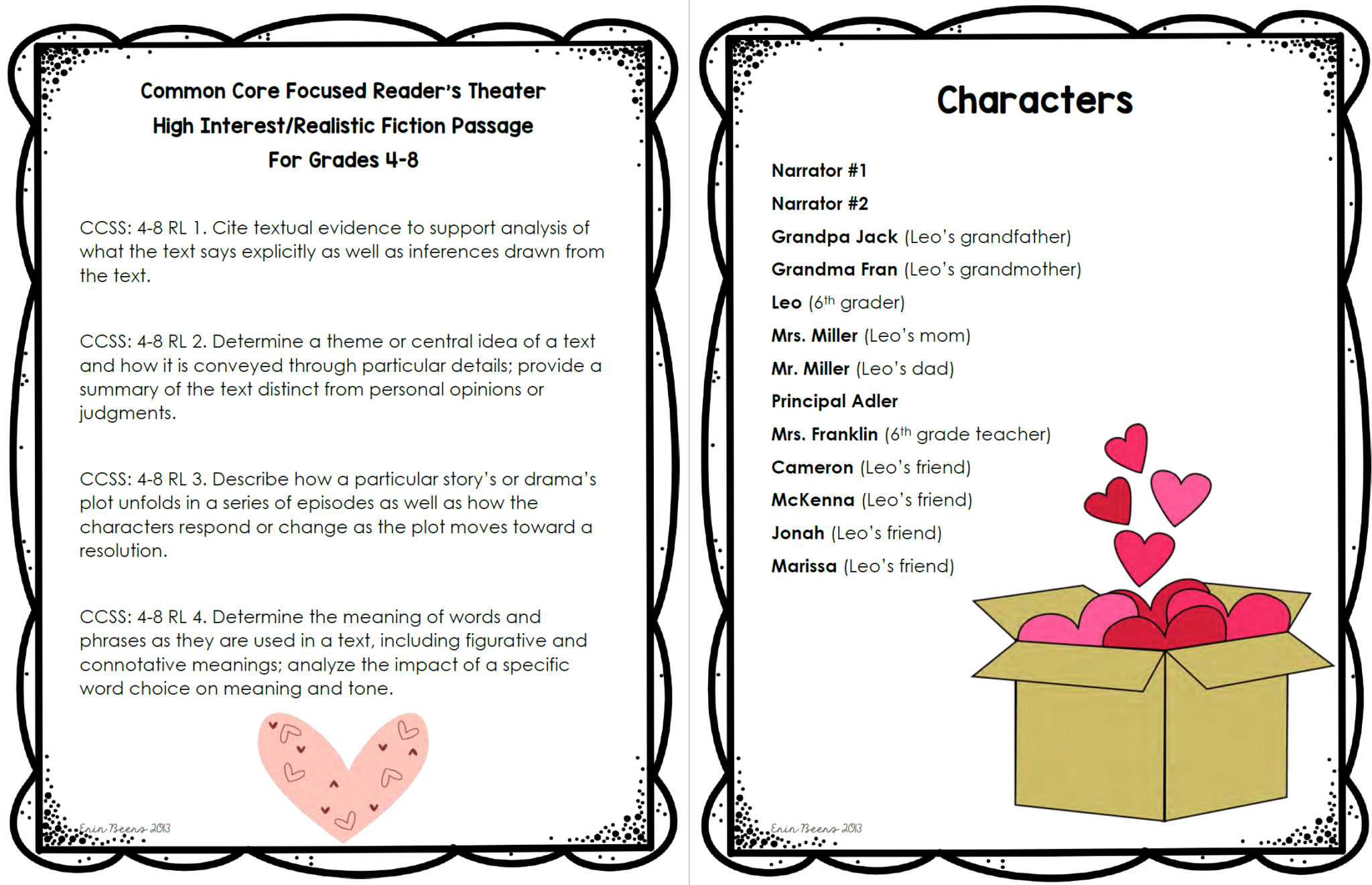 A Valentine'S Day Reader'S Theater For Middle School intended for Free Printable Readers Theater Scripts 3Rd Grade
