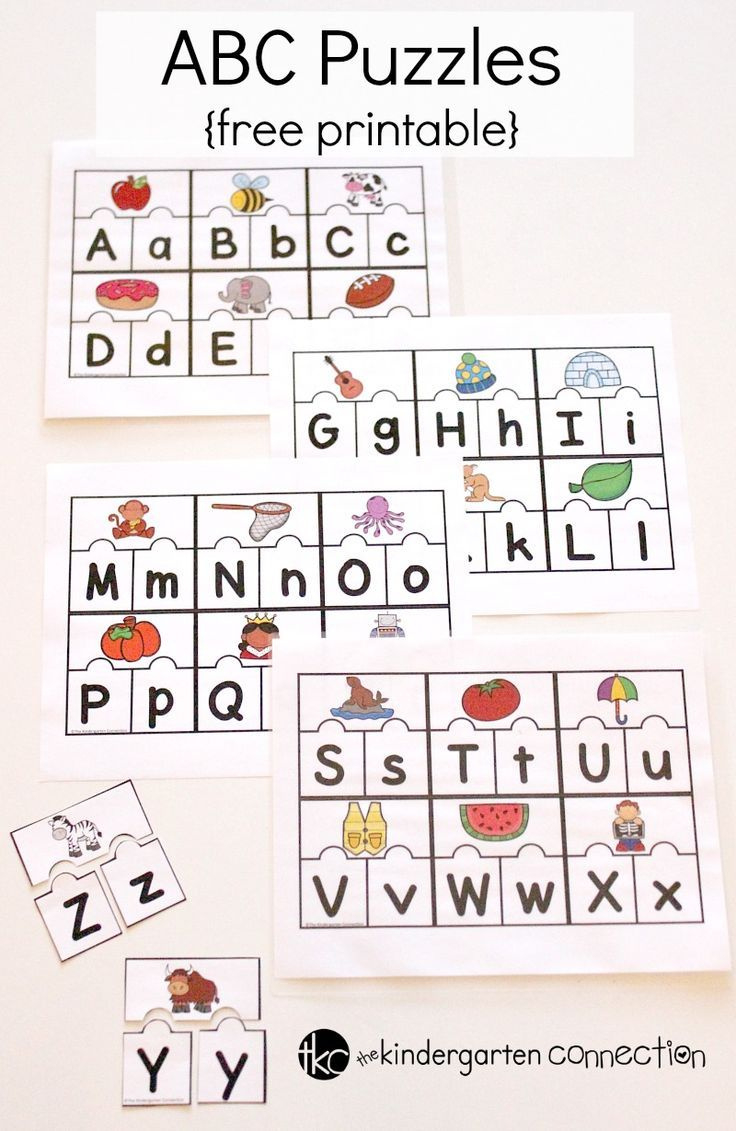 Abc Puzzles throughout Free Printable Alphabet Puzzles