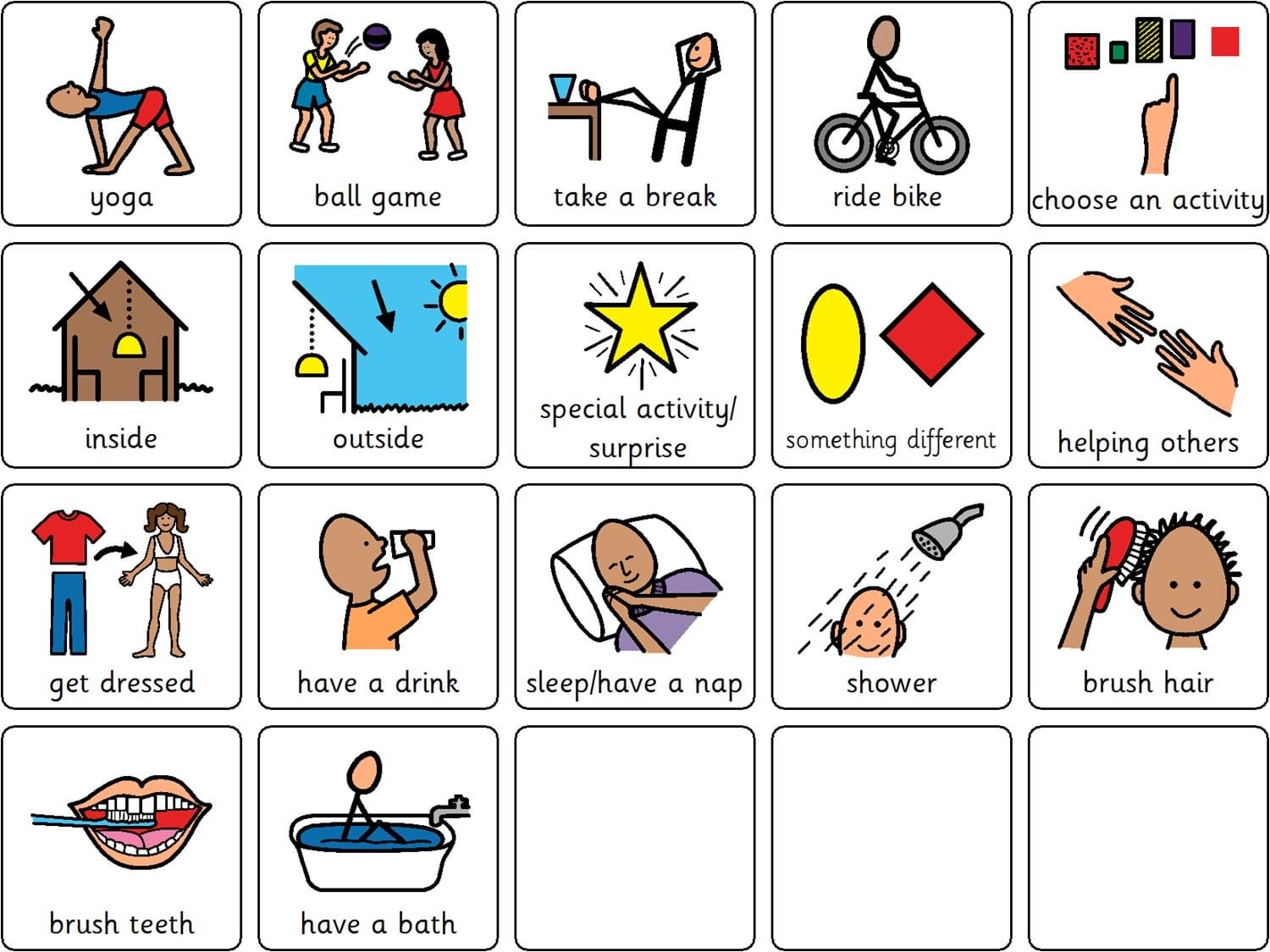 Additional Resources | St Ignatius Catholic Primary School in Free Printable Widgit Symbols