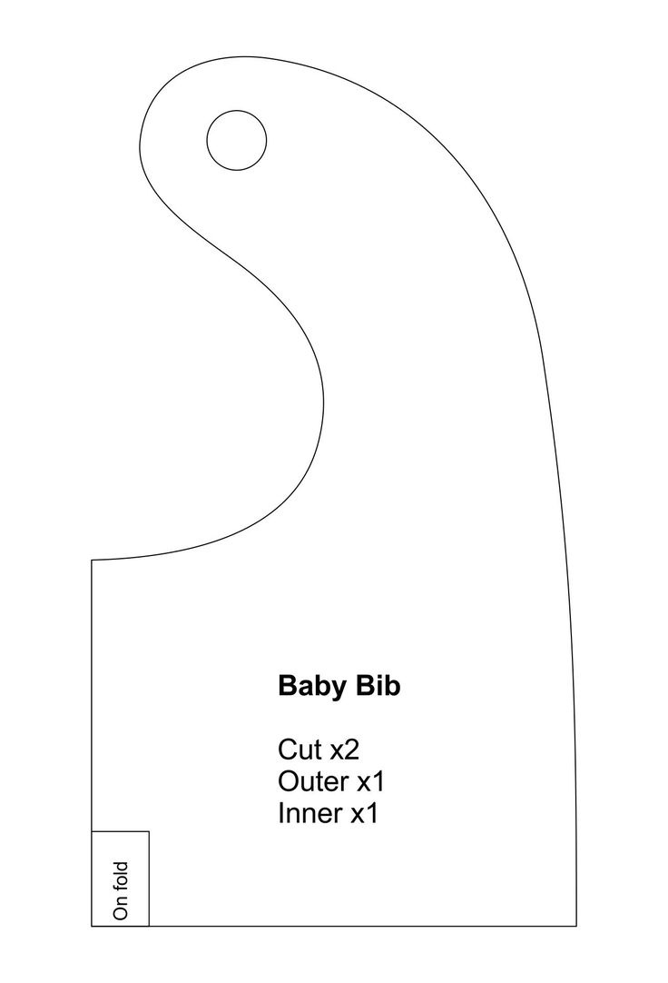 Adult Bib Patterns Free - 10 Free Pdf Printables | Printablee with Free Printable Bib Pattern