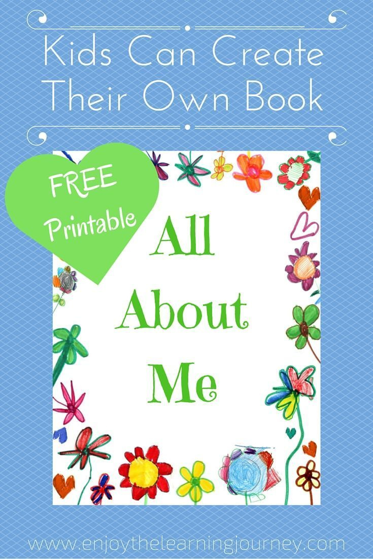 All About Me Book With Free Printable - Enjoy The Learning Journey with Free Printable Story Books For Kindergarten