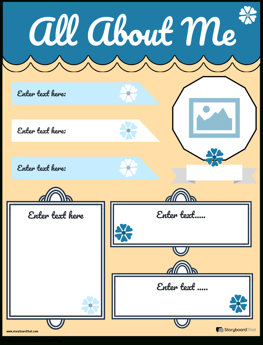 All About Me Posters: Free Storyboard That Templates (2025) throughout Free Printable All About Me Poster