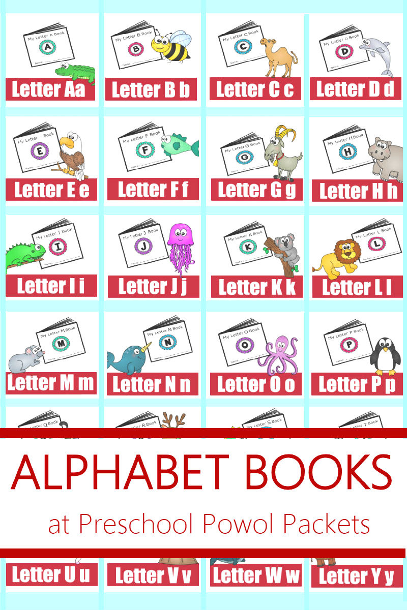 Alphabet! Free Printable Mini Books inside Free Printable Abc Mini Books