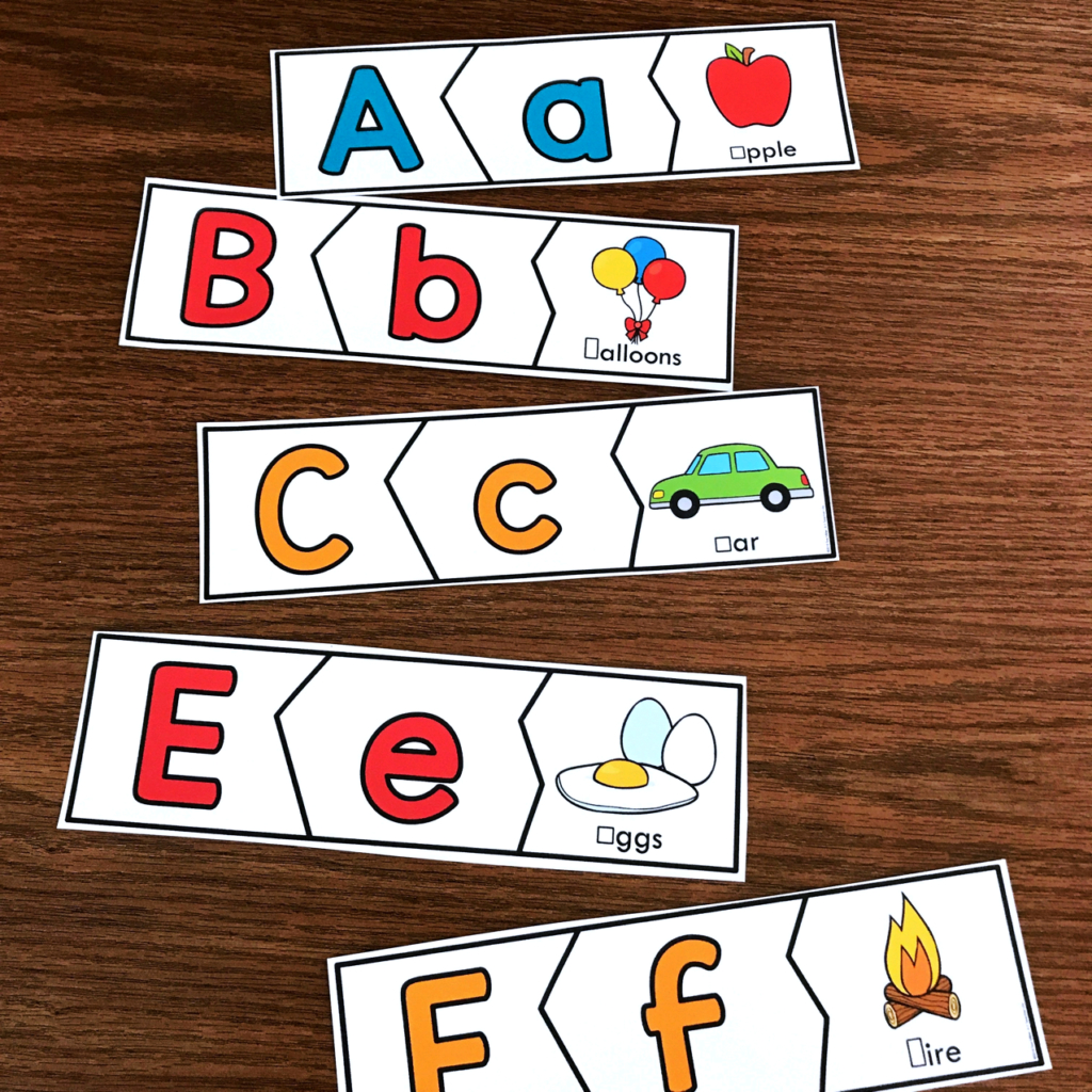 Alphabet Puzzles Freebie - A Kinderteacher Life in Free Printable Alphabet Puzzles