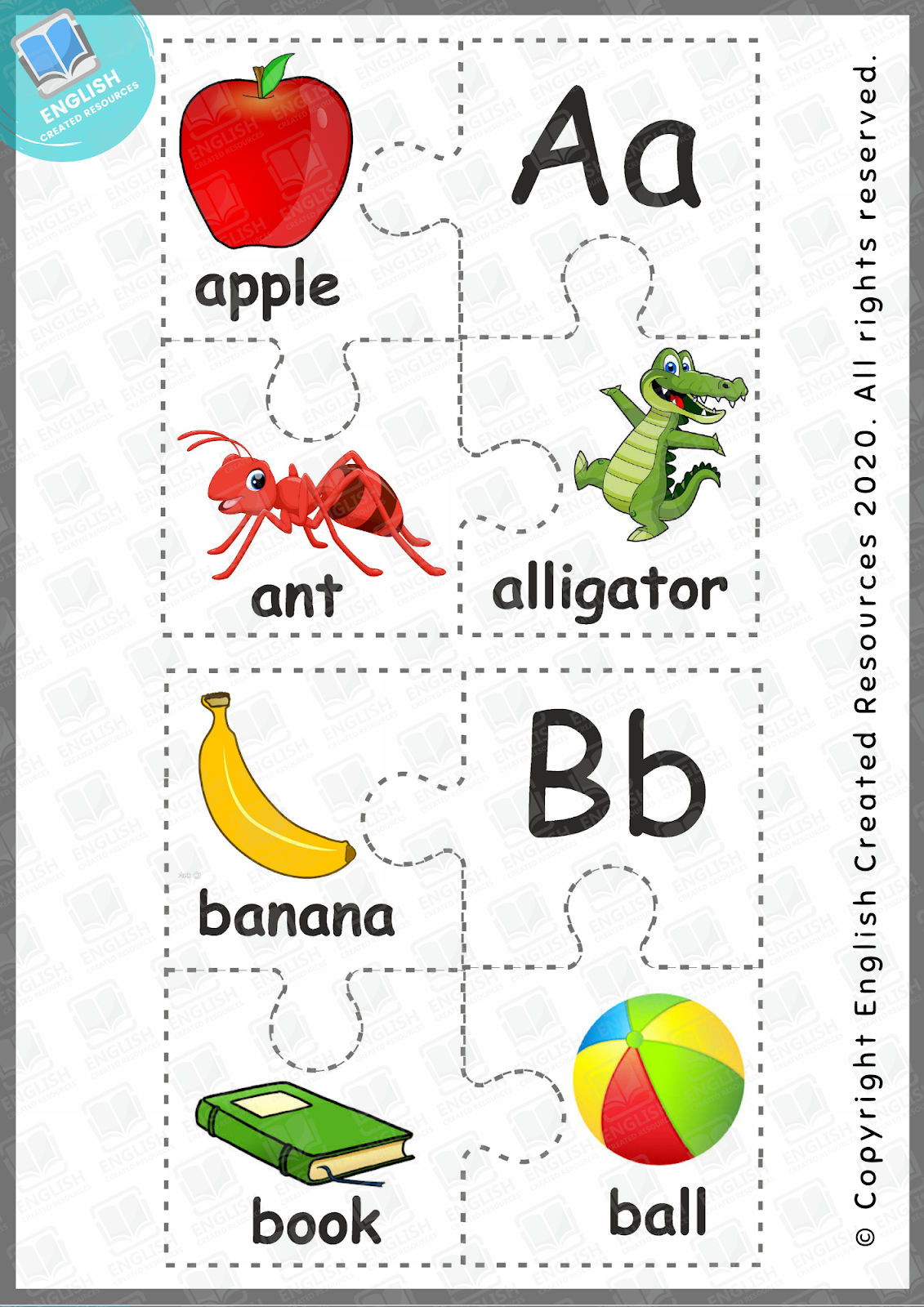 Alphabet Puzzles Worksheets – English Created Resources with Free Printable Alphabet Puzzles