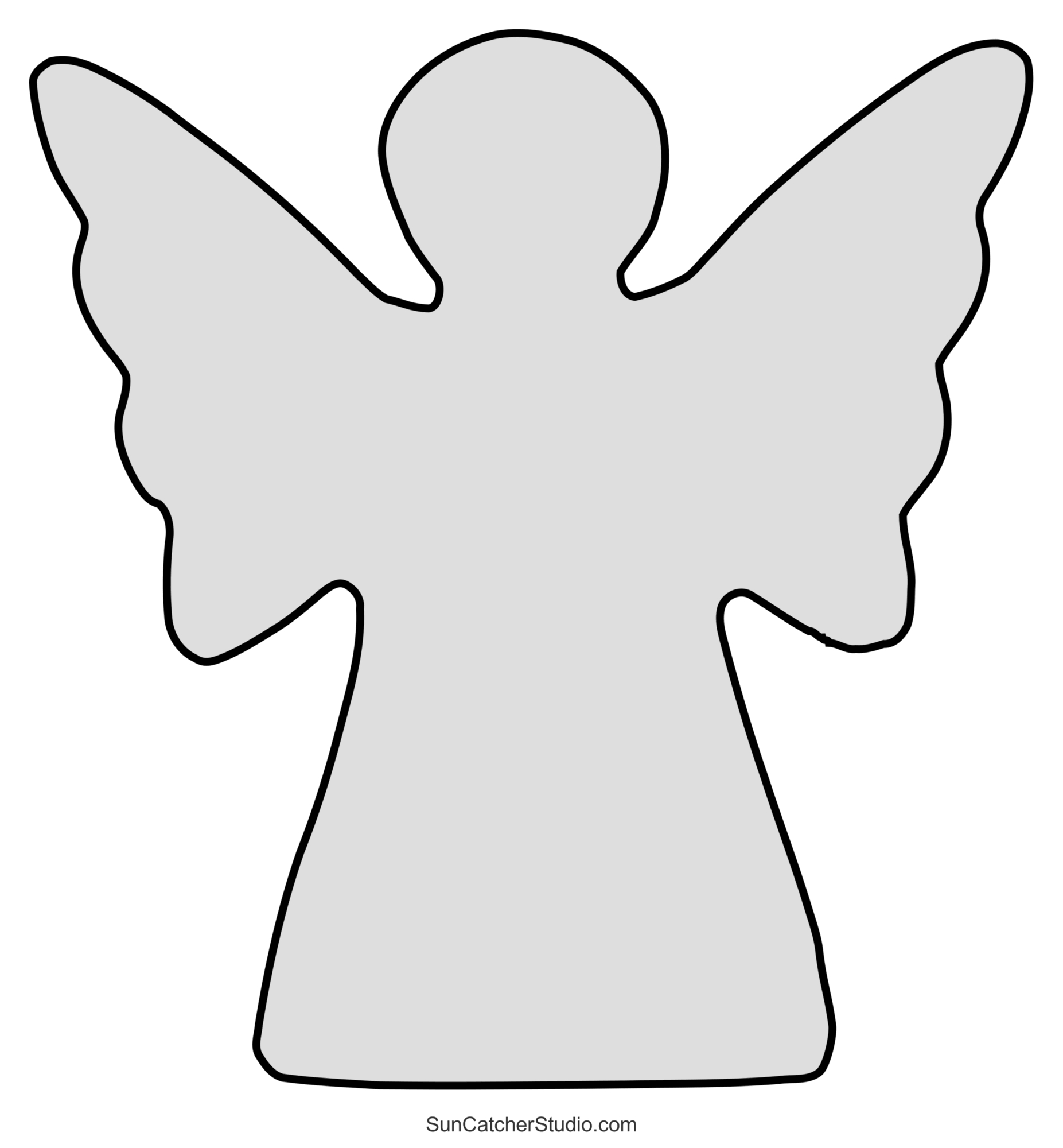 Angel Templates And Stencils (Free Printable Patterns) – Free in Free Printable Angels