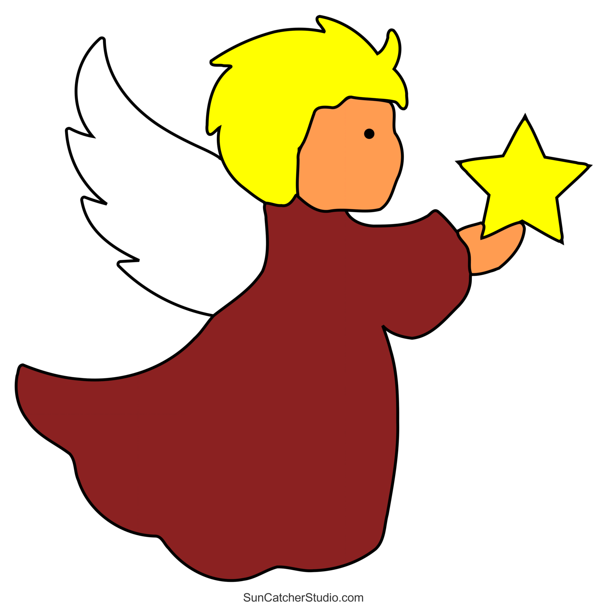 Angel Templates And Stencils (Free Printable Patterns) – Free inside Free Printable Angels
