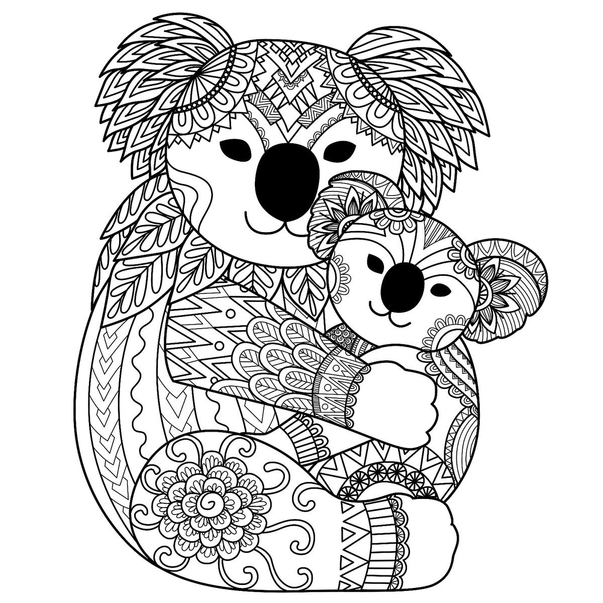 Animal Coloring Pages For Kids: Free Printable Coloring Pages Of in Free Coloring Pages Animals Printable