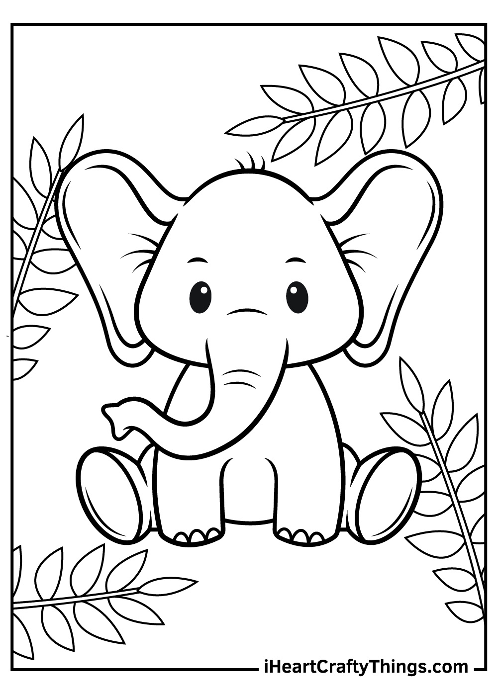 Baby Animals Coloring Pages (100% Free Printables) - Worksheets pertaining to Free Printable Animal Coloring Pages