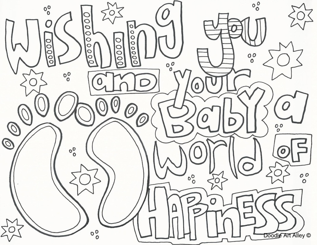 Baby Coloring Pages - Doodle Art Alley within Free Printable Baby Shower Coloring Pages