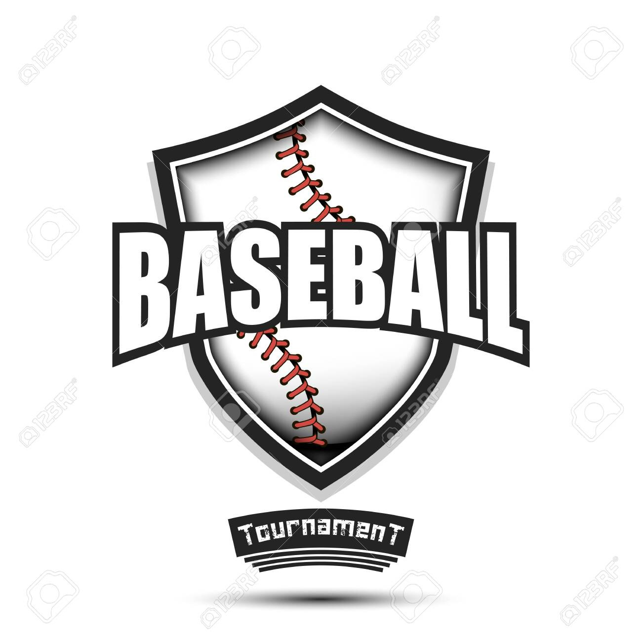 Baseball Logo Design Template. Baseball Emblem Pattern. Baseball regarding Free Printable Baseball Logos
