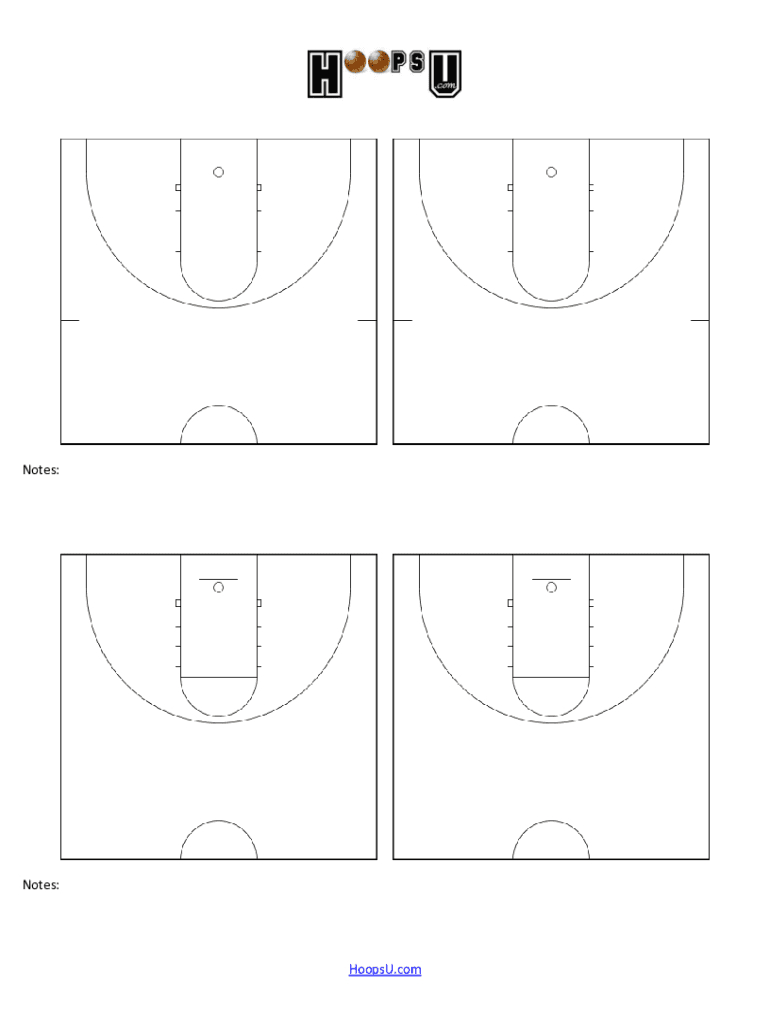 Basketball Court Diagrams Form - Fill Online, Printable, Fillable with regard to Free Printable Basketball Court