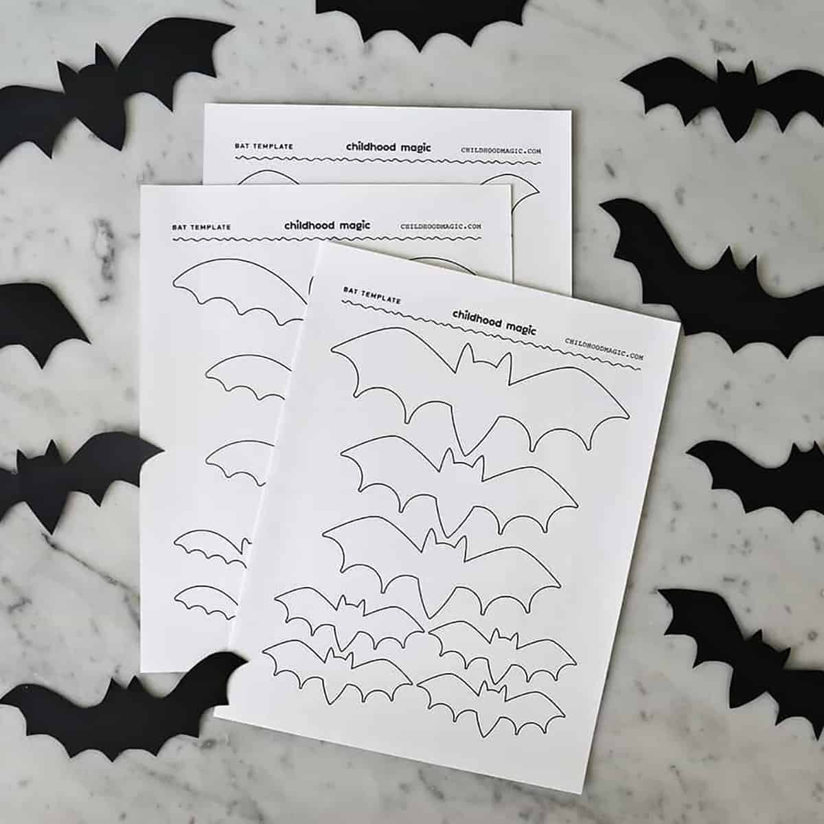 Bat Template - Childhood Magic - Worksheets Library with Free Printable Bat Writing Paper