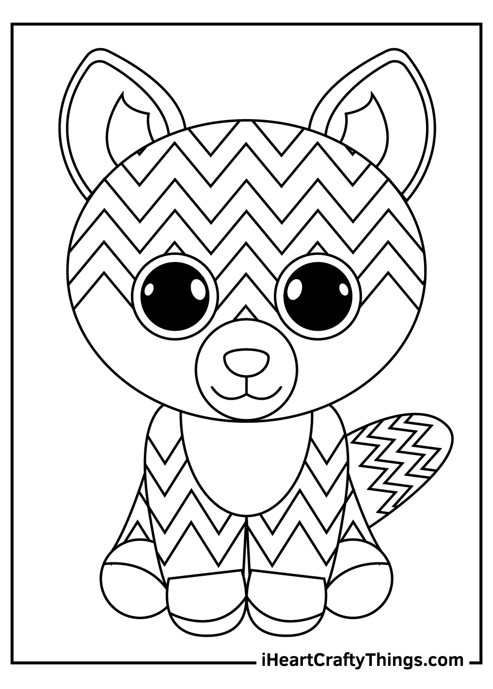 Beanie Boos Coloring Pages (100% Free Printables) inside Free Printable Beanie Boo Coloring Pages