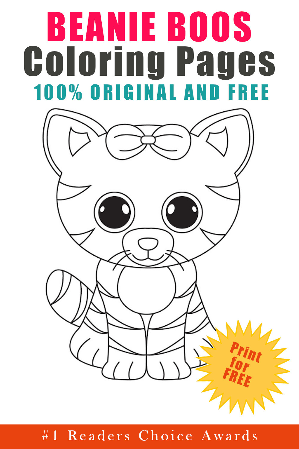 Beanie Boos Coloring Pages (100% Free Printables) pertaining to Free Printable Beanie Boo Coloring Pages
