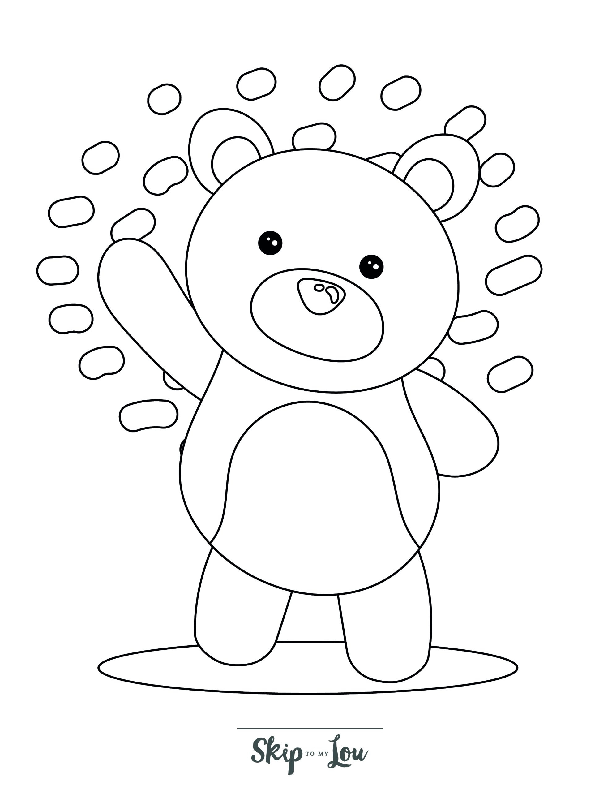 Bear Coloring Pages - Free Printables | Skip To My Lou within Teddy Bear Coloring Pages Free Printable