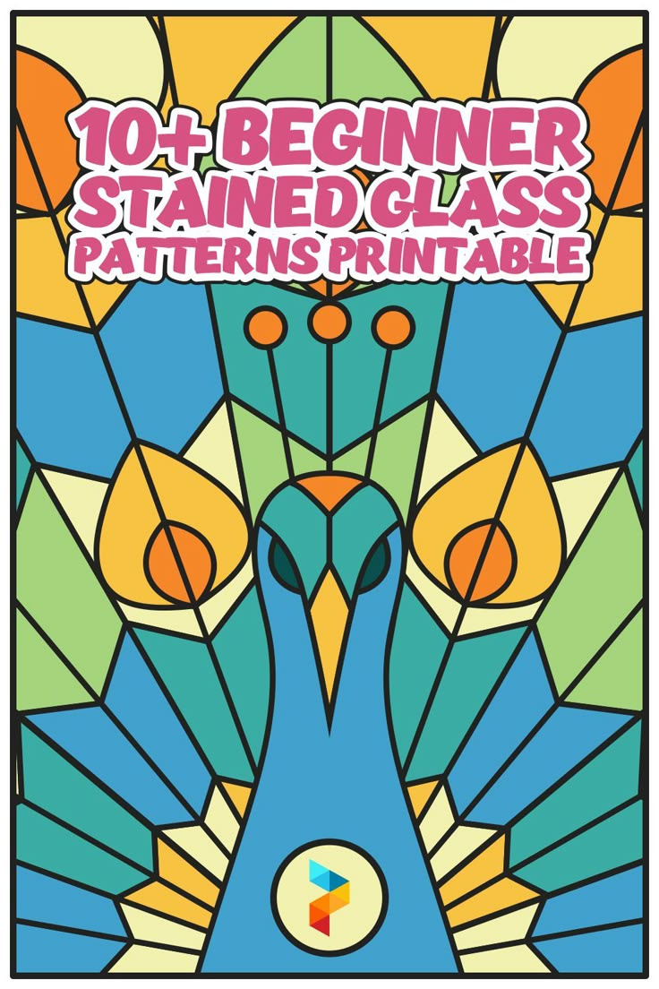 Beginner Stained Glass Patterns - 19 Free Pdf Printables | Printablee for Free Printable Stained Glass Patterns