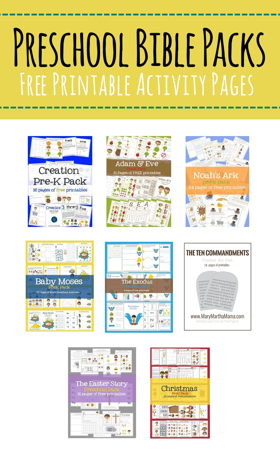 Bible Lessons For Kids – Mary Martha Mama regarding Free Printable Bible Lessons For Toddlers