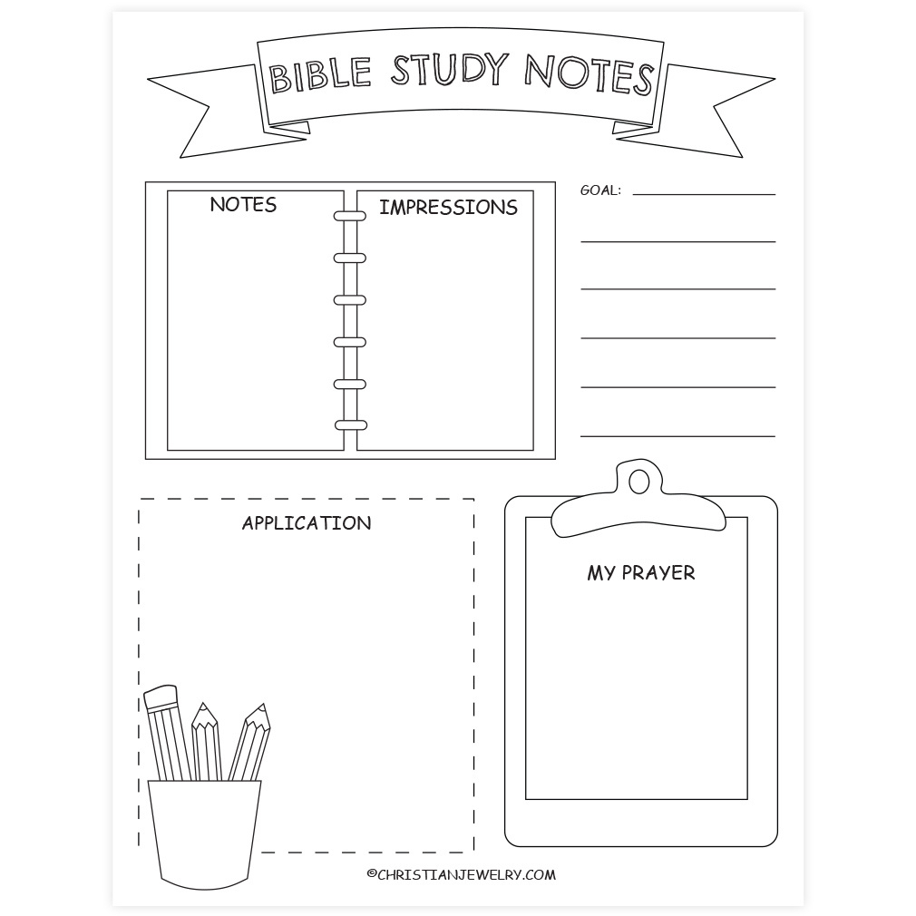 Bible Study Page - School Desk | Free Christian Printables within Free Printable Bible Studies For Men
