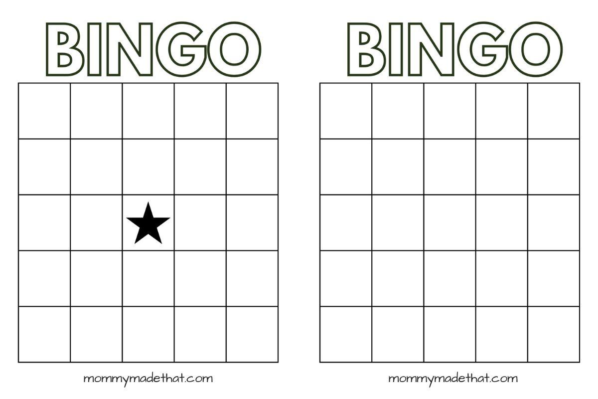 Bingo Card Templates (Free Printables!) - Worksheets Library throughout Free Printable Blank Bingo Cards