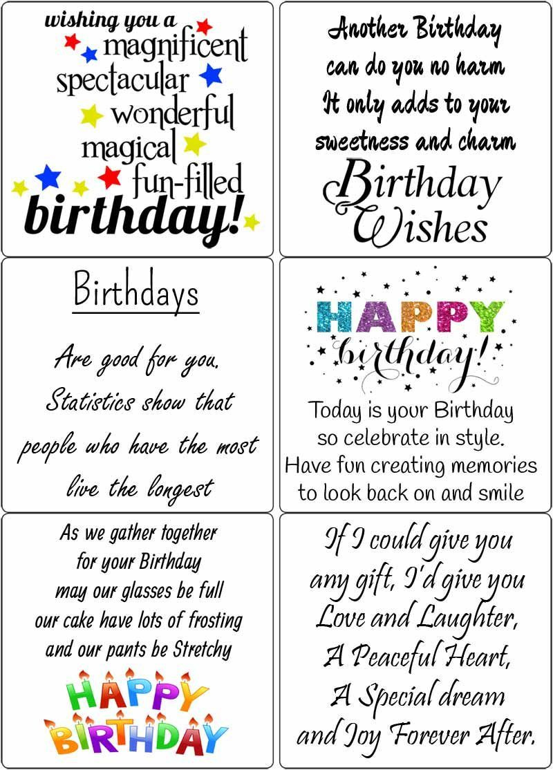 Birthday Cakes 2024 - Greeting Cards, Quotes, Wishes, Gifts pertaining to Free Printable Greeting Card Sentiments