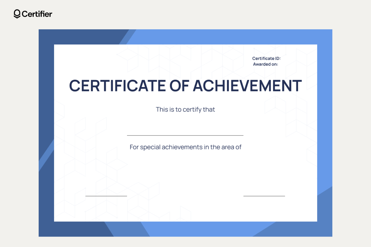 Blank Certificate Templates To Fill Out throughout Free Printable Blank Certificate Templates