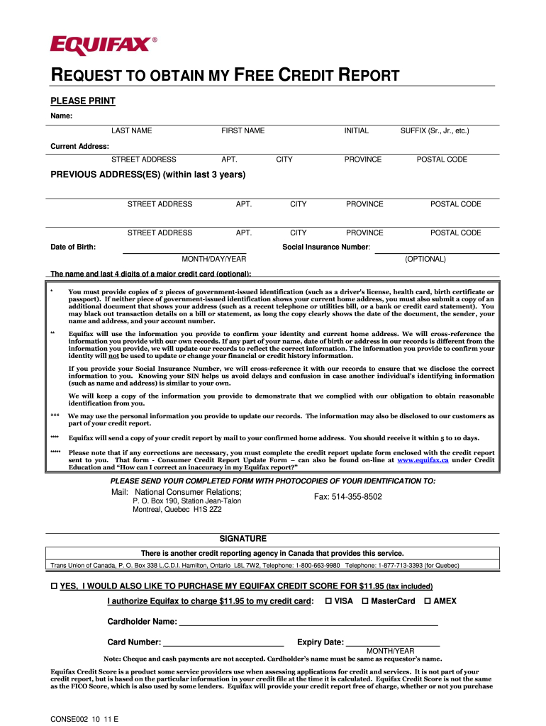 Blank Credit Report Template: Fill Out &amp;amp; Sign Online | Dochub throughout Free Printable Credit Report