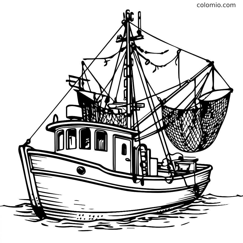 Boats And Ships Coloring Pages » Free &amp;amp; Printable » Boat Coloring with Free Printable Boat Pictures