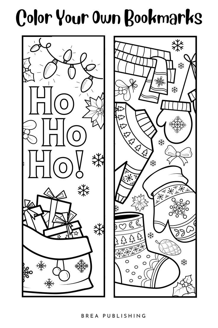 Bookmark Christmas Printable regarding Free Printable Bookmarks For Christmas