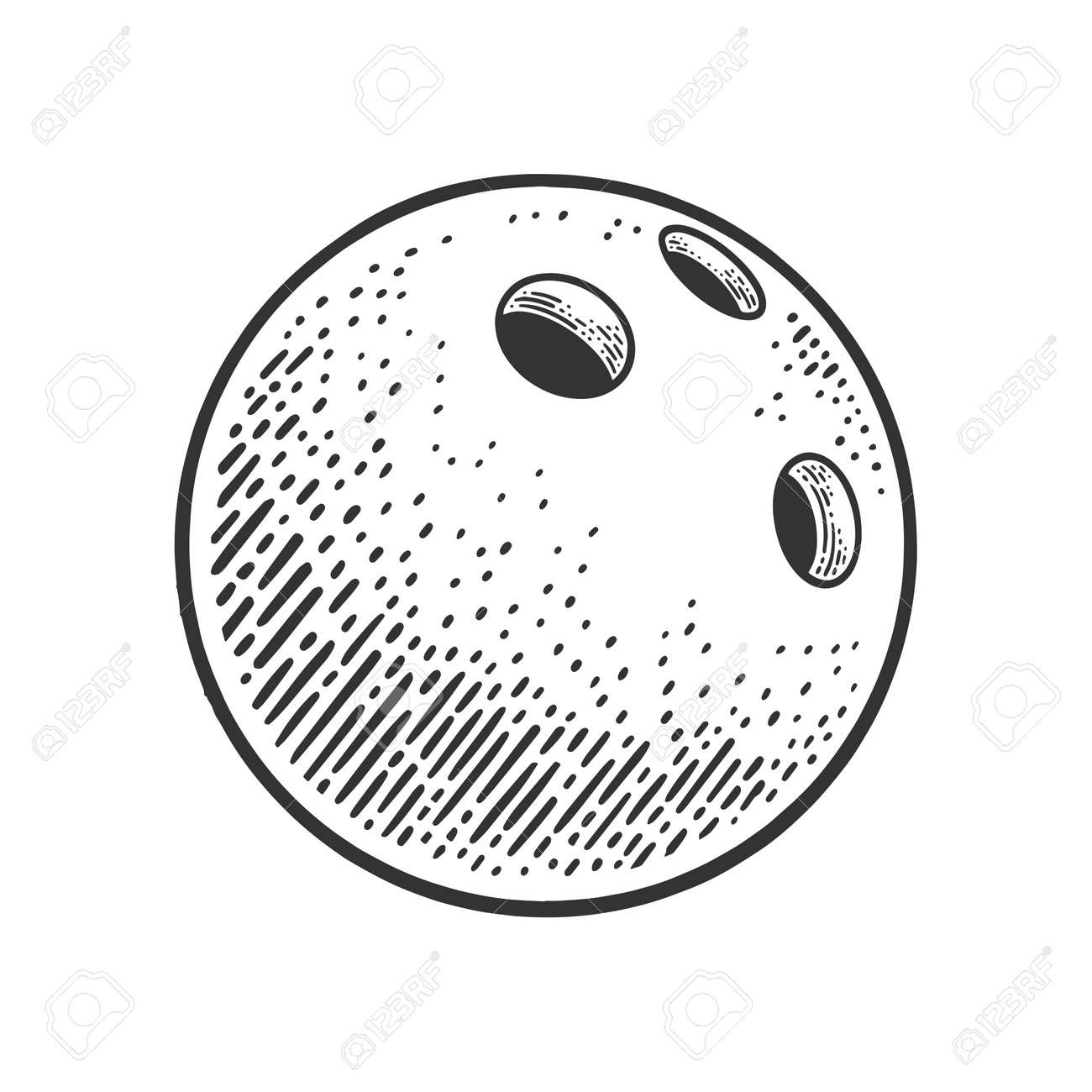 Bowling Ball Sketch Engraving Vector Illustration. T-Shirt Apparel regarding Free Printable Bowling Ball Template