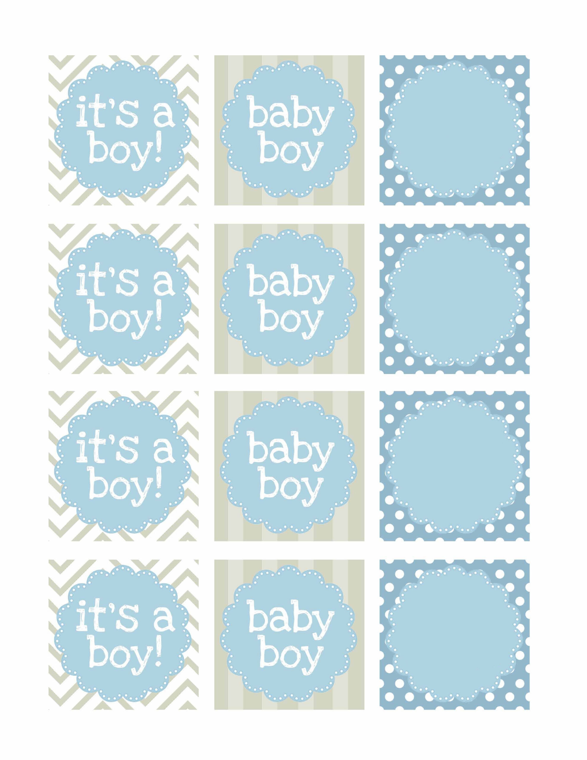 Boy Baby Shower Free Printables - How To Nest For Less™ throughout Free Printable Baby Shower Decorations For A Boy