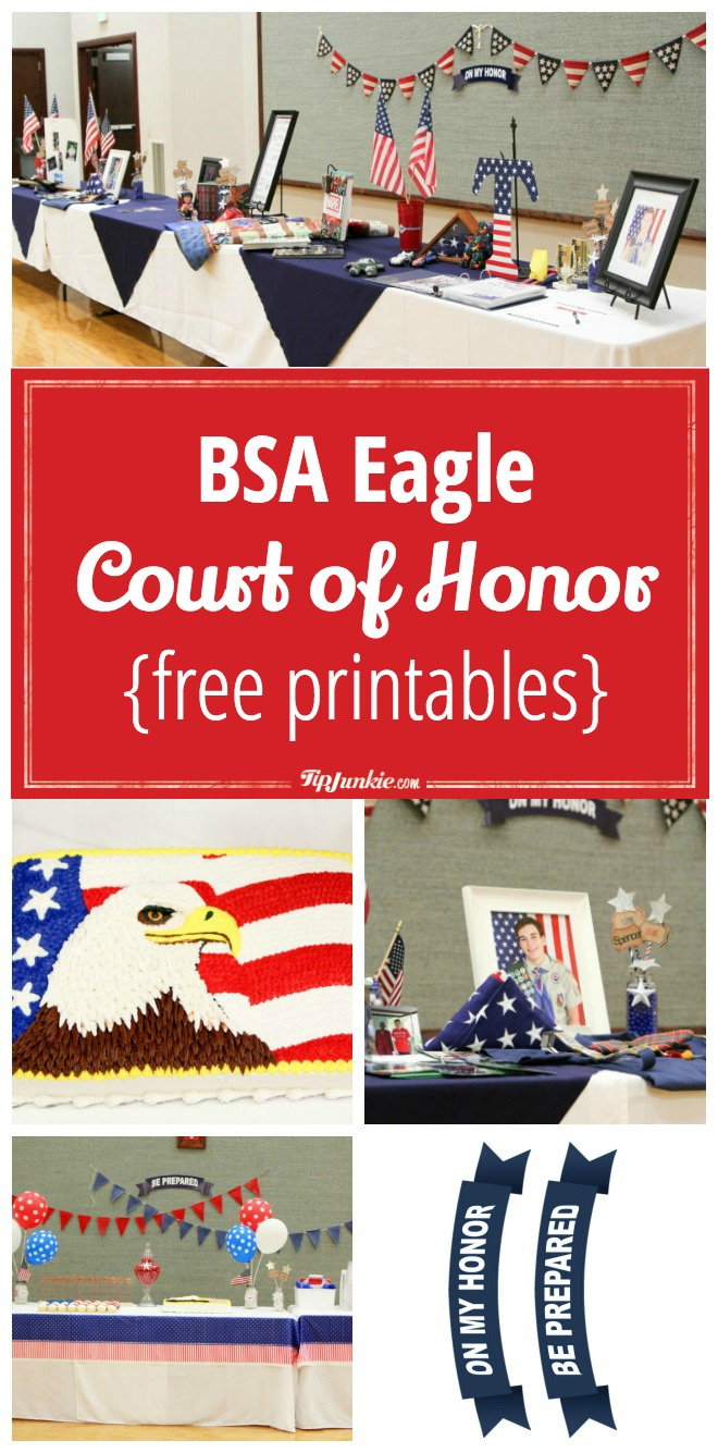 Bsa Eagle Court Of Honor {Free Printables} – Tip Junkie intended for Eagle Scout Cards Free Printable