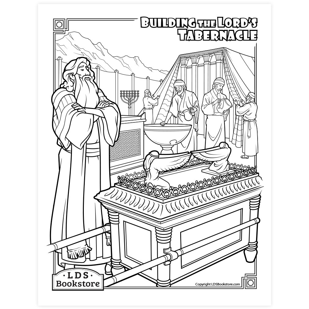 Building The Tabernacle Coloring Page - Printable with regard to Free Printable Pictures Of The Tabernacle